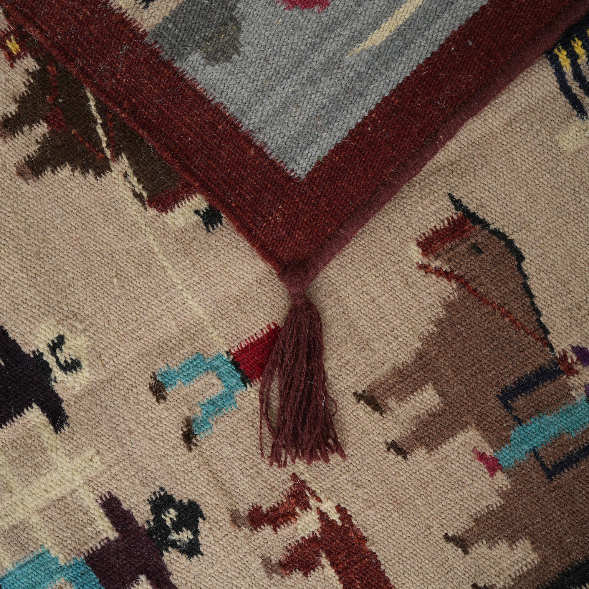 HAND WOVEN NATIVE STYLE SIGNATURE TEXTILES SOUTHWEST RUGS (NHWD)